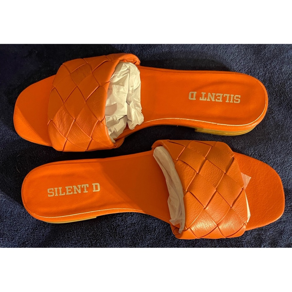 Anthropologie Silent D Ayda Coral Slide Sandals NWT Size 9,  10 - Picture 8 of 10